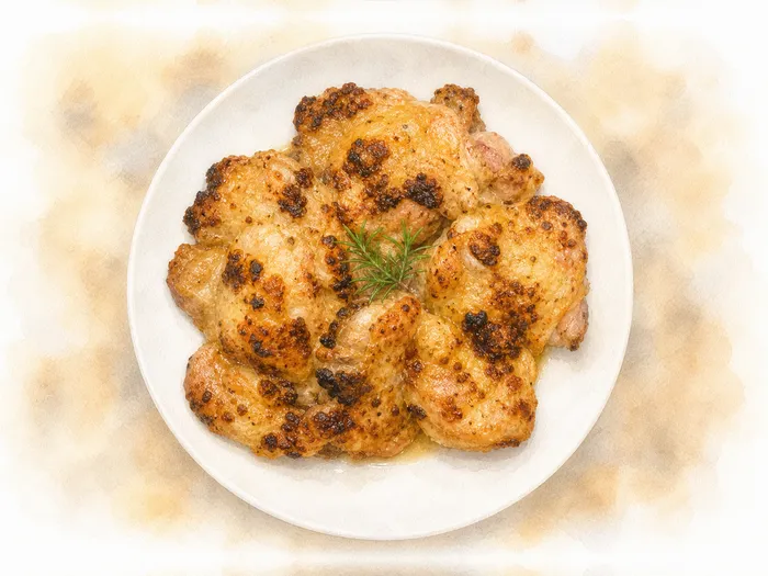 鶏モモ肉のソテー ローズマリー風味